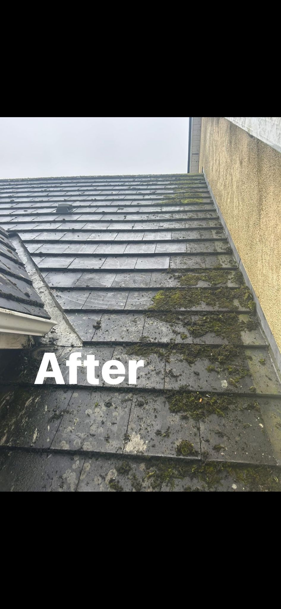 Roof Cleaning work by Irish Shine