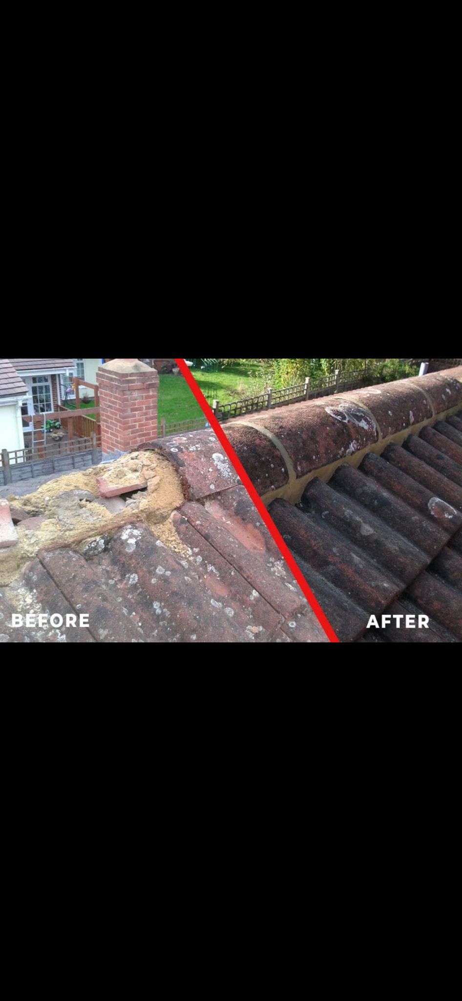 Roof Cleaning work by Irish Shine
