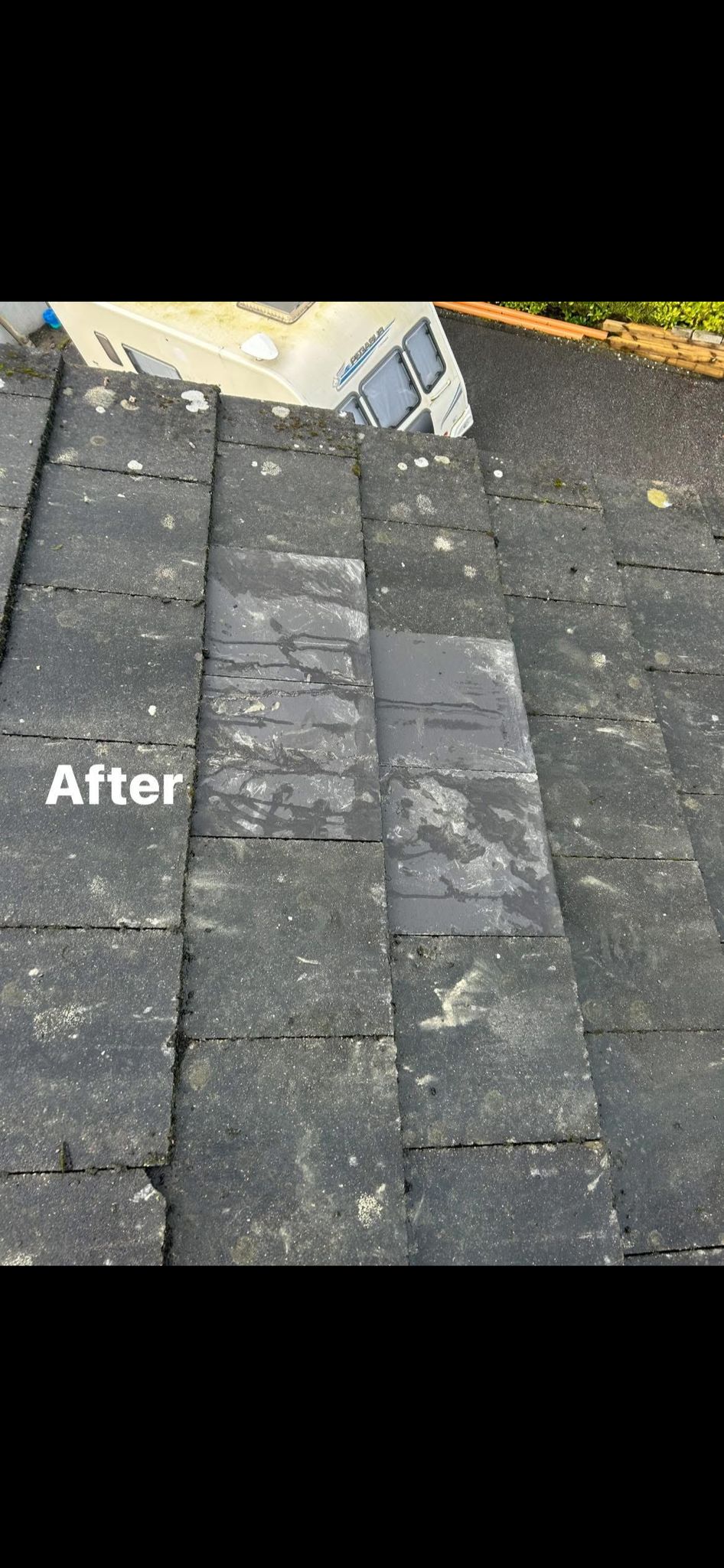 Roof Cleaning work by Irish Shine