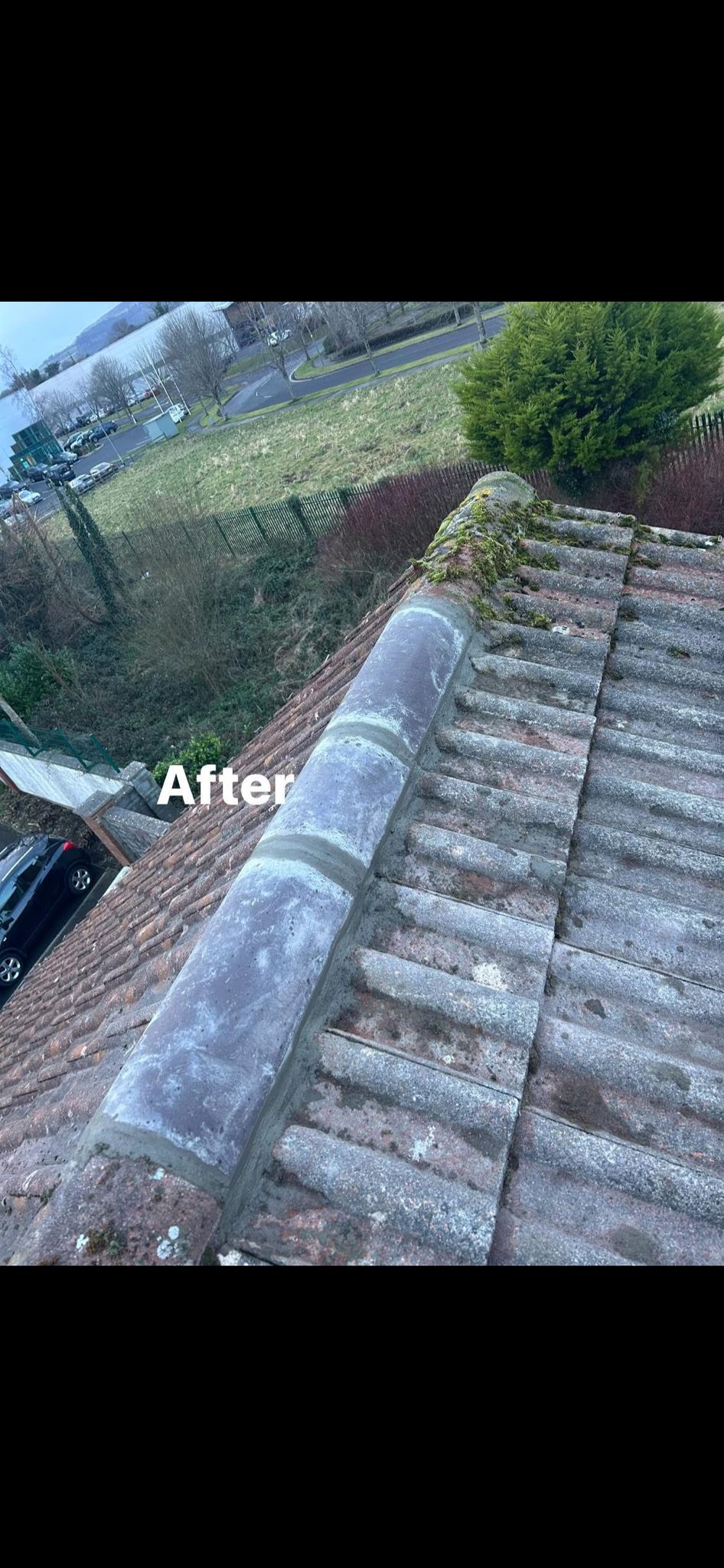 Roof Cleaning work by Irish Shine
