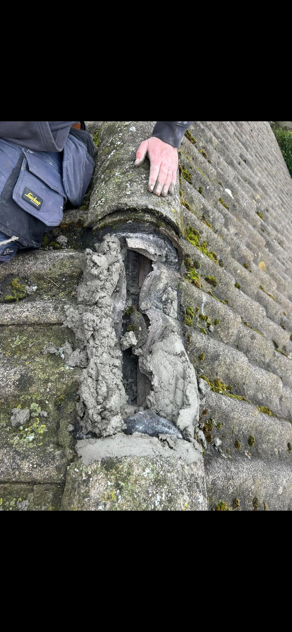 Roof Cleaning work by Irish Shine